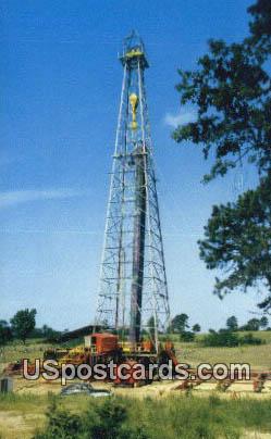 Oil Drilling Rig - Misc, Mississippi MS Postcard