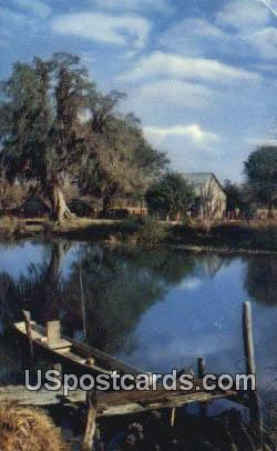 Along the Bayou - Misc, Mississippi MS Postcard
