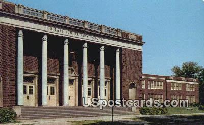 EE Bass Junior High School - Greenville, Mississippi MS Postcard