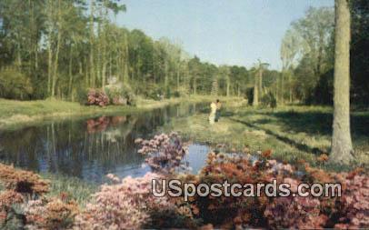 Lagoon at Beauvoir, Jefferson Davis Shrine - Biloxi, Mississippi MS Postcard
