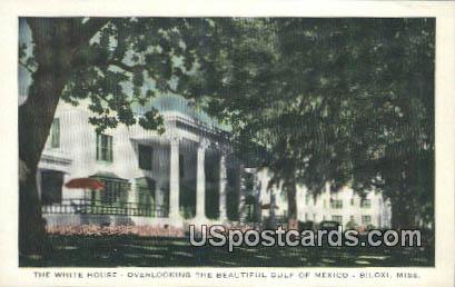 White House - Biloxi, Mississippi MS Postcard