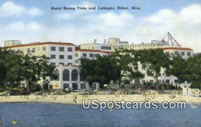 Hotel Buena Vista & Cottages - Biloxi, Mississippi MS Postcard