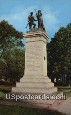 Confederate Monument - Yazoo City, Mississippi MS Postcard
