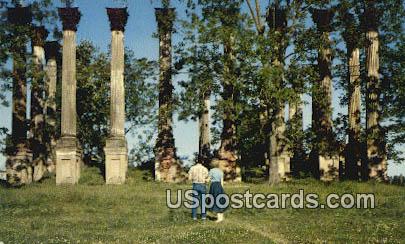 Ruins of Windsore - Lorman, Mississippi MS Postcard