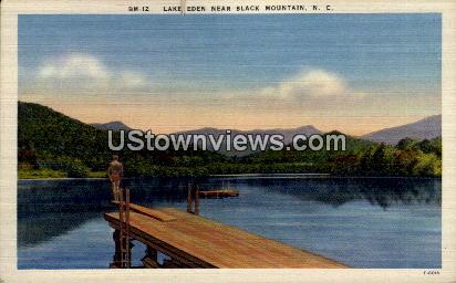 Lake Eden - Black Mountain, North Carolina NC Postcard