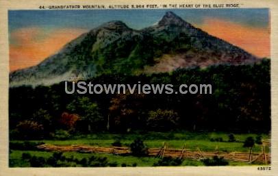 Grandfather Mountain - North Carolina NC Postcard