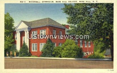 McConnell Gymnasium - Mars Hill, North Carolina NC Postcard