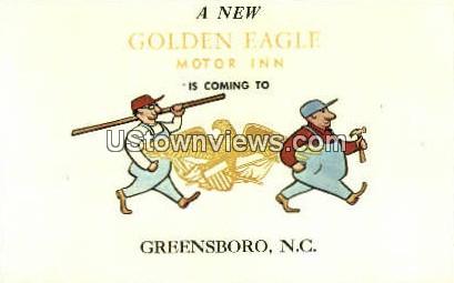 Golden Eagle Motor Inn - Greensboro, North Carolina NC Postcard