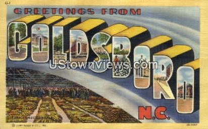 Goldsboro, North Carolina, NC, Postcard