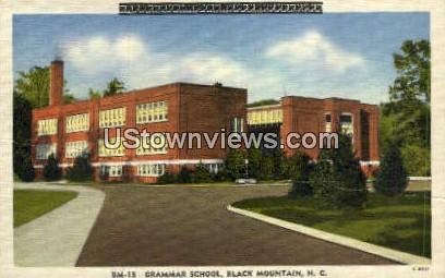 Grammar School - Black Mountain, North Carolina NC Postcard