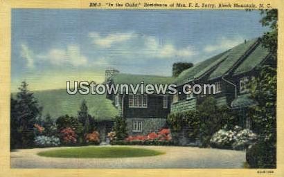 Residence of Mrs. F.S. Terry - Black Mountain, North Carolina NC Postcard