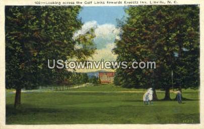 Golf Links, Esseola Inn - Linville, North Carolina NC Postcard