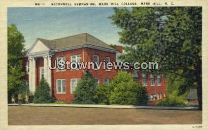 McConnell Gym, Mars Hill College - North Carolina NC Postcard