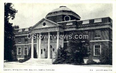 Library, State College - Raleigh, North Carolina NC Postcard