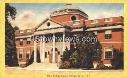 State College Library - Raleigh, North Carolina NC Postcard