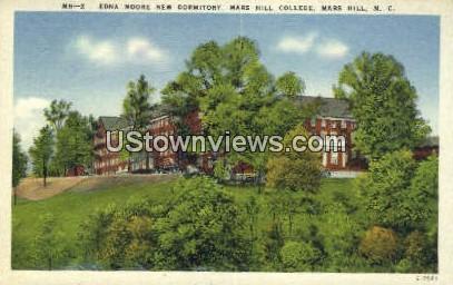 Edna Moore New Dorm - Mars Hill, North Carolina NC Postcard