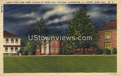 Mars Hill College - North Carolina NC Postcard