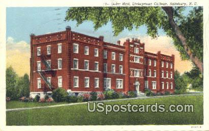 Goler Hall, Livingstone College - Salisbury, North Carolina NC Postcard