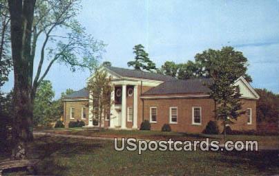 JA Jones Library Building, Greensboro College - North Carolina NC Postcard