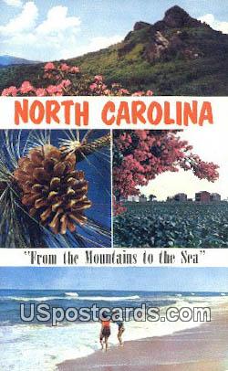 Grandfather Mountain, North Carolina Postcard      ;      Grandfather Mountain,