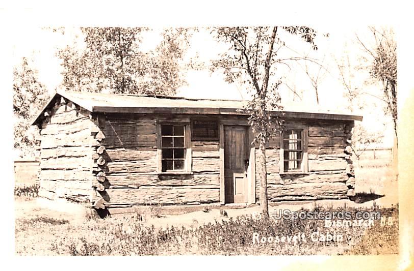 Roosevelt Cabin - Bismarck, North Dakota ND Postcard