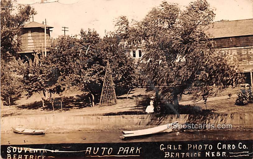 Auto Park - Beatrice, Nebraska NE Postcard