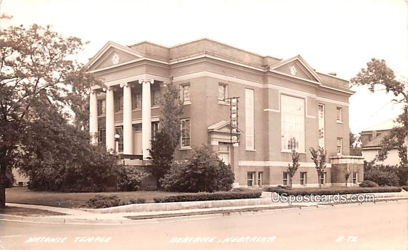 Masonic Temple - Beatrice, Nebraska NE Postcard