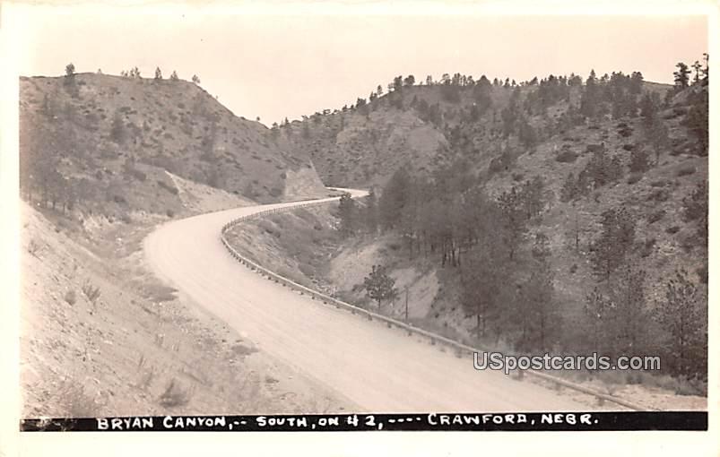 Bryan Canyon - Crawford, Nebraska NE Postcard