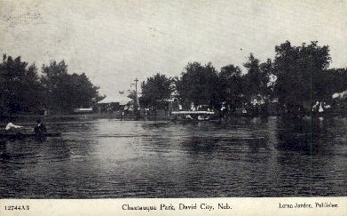 Chautauque - David City, Nebraska NE Postcard