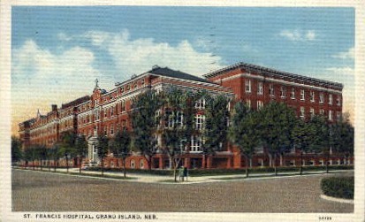 St. Francis Hospital - Grand Island, Nebraska NE Postcard