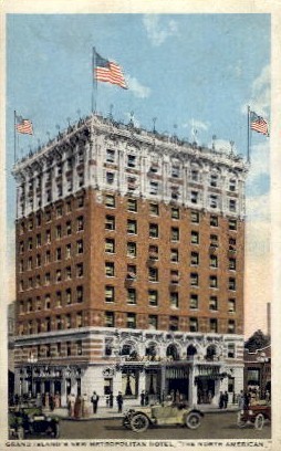 New Metropolitan Hotel - Grand Island, Nebraska NE Postcard