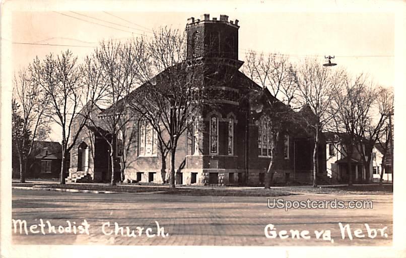 Methodist Church - Geneva, Nebraska NE Postcard