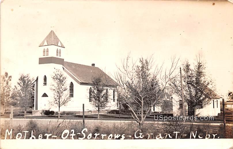 Mother of Sorrows - Grant, Nebraska NE Postcard