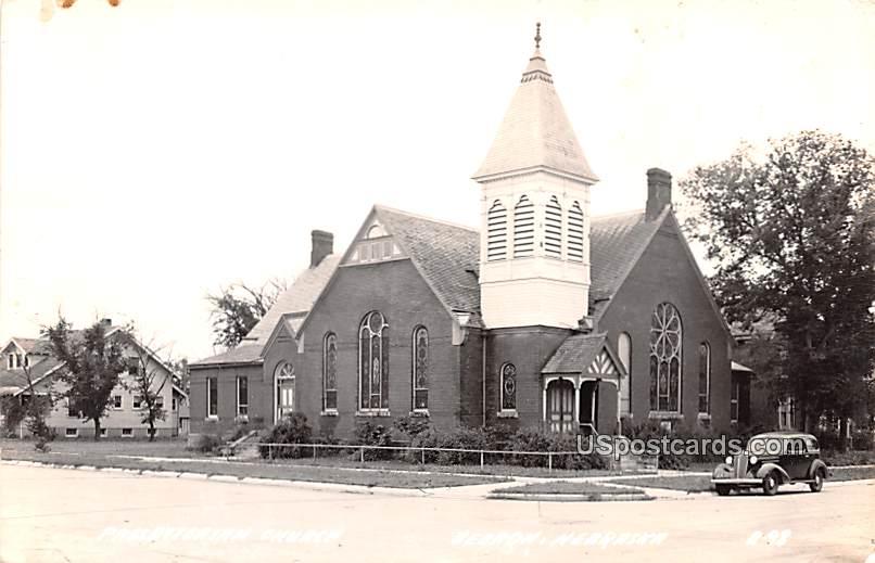 Presbyterian Church - Hebron, Nebraska NE Postcard