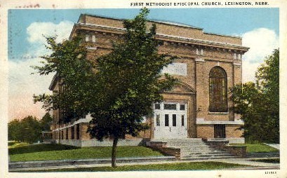 First Methodist Episcopal Church - Lexington, Nebraska NE Postcard