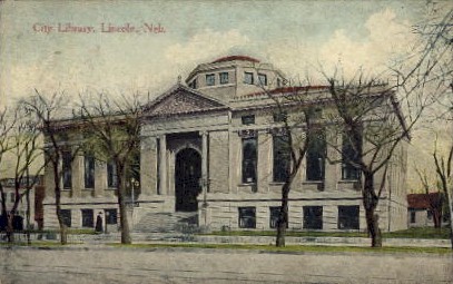 City Library - Lincoln, Nebraska NE Postcard