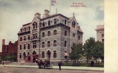 City Hall - Lincoln, Nebraska NE Postcard
