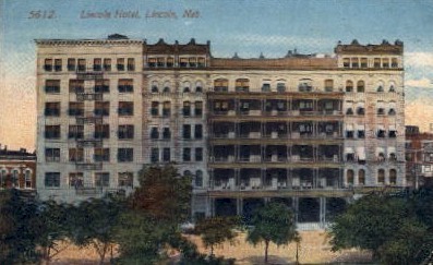 Lincoln Hotel - Nebraska NE Postcard