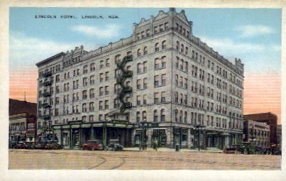 Lincoln Hotel - Nebraska NE Postcard