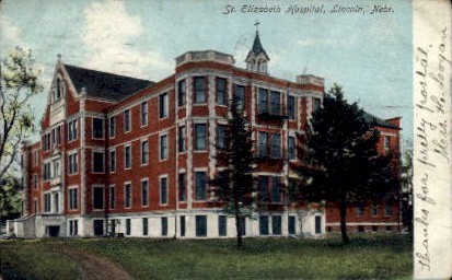 St. Elizabeth Hospital - Lincoln, Nebraska NE Postcard