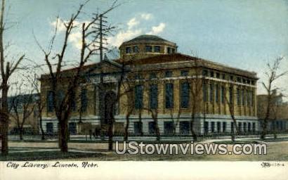 City Library - Lincoln, Nebraska NE Postcard