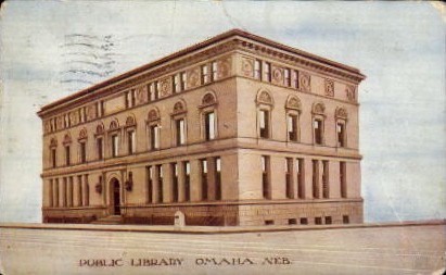 Public Library - Omaha, Nebraska NE Postcard