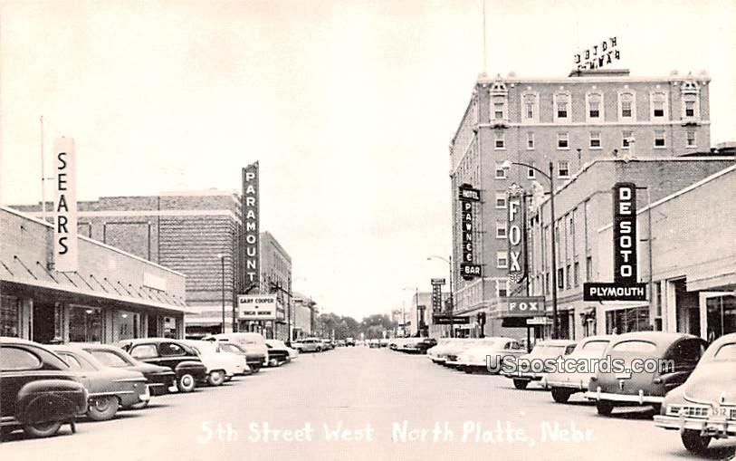 5th Street West - Platte, Nebraska NE Postcard