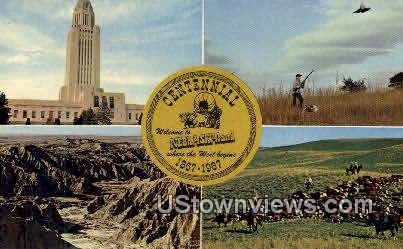Centennial - Greetings from, Nebraska NE Postcard