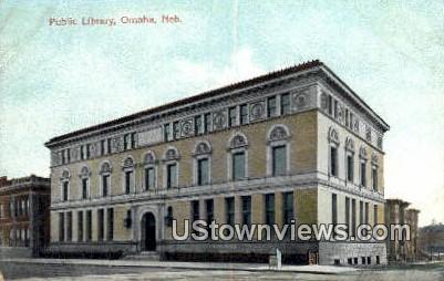 Public Library - Omaha, Nebraska NE Postcard