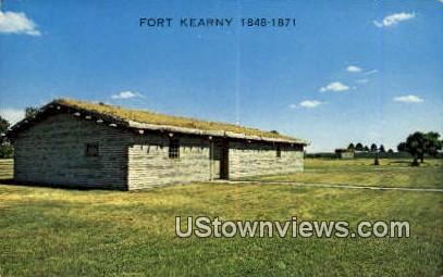 Fort Kearny - Kearney, Nebraska NE Postcard