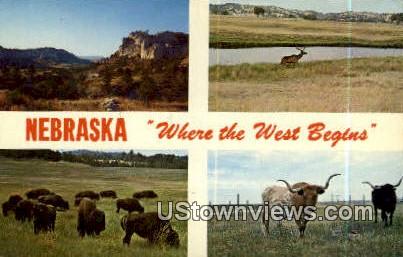 Wild Cat Hills - Scottsbluff, Nebraska NE Postcard
