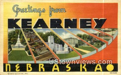 Kearney, Nebraska,     :          Kearney, NE Postcard