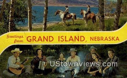 Grand Island, NE,     :     Grand Island, Nebraska Postcard