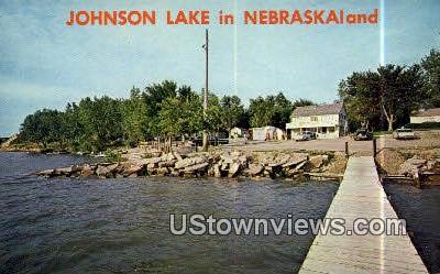 Johnson Lake - Lexington, Nebraska NE Postcard